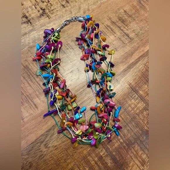 14-16” Patina confetti necklace - Picture 2 of 3